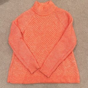NWT Orange Ribbed Sweater Size Medium